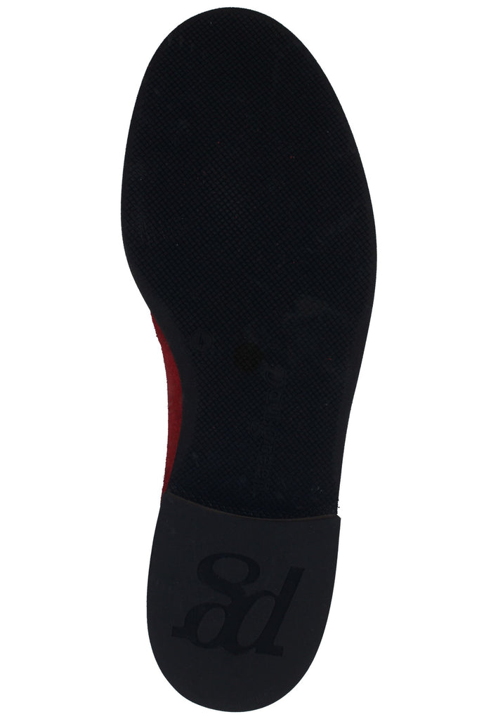 Paul Green Slipper Veloursleder Rot