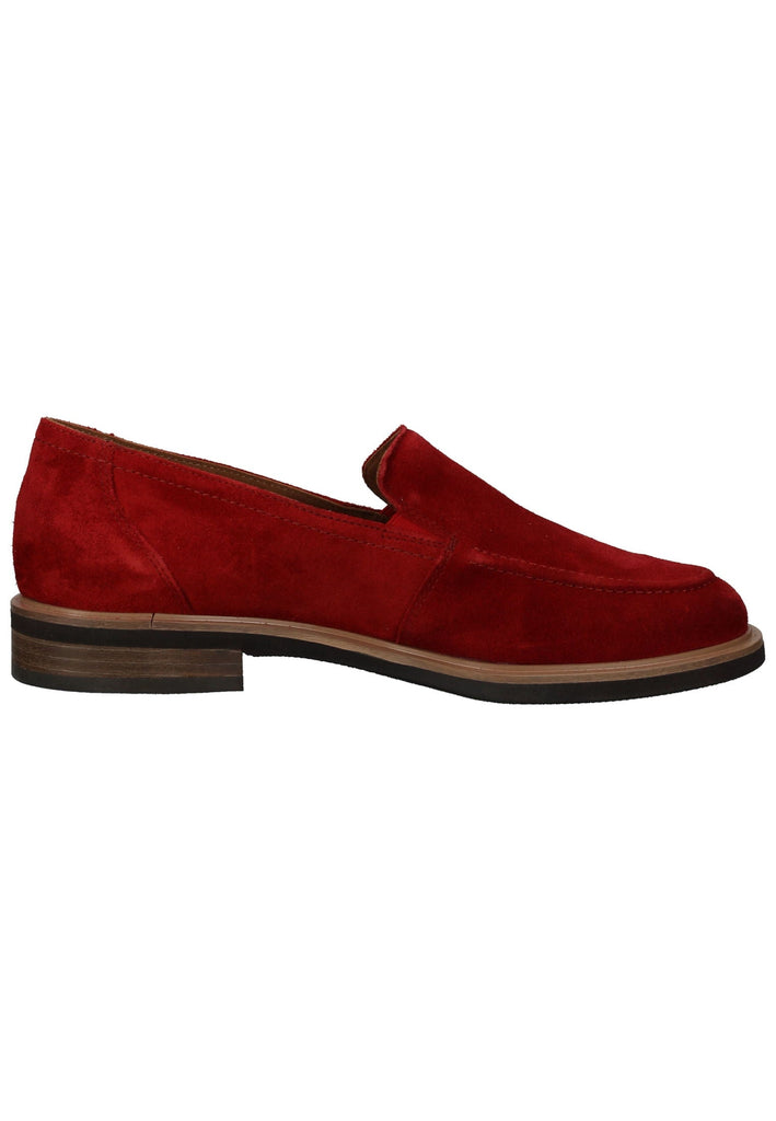 Paul Green Slipper Veloursleder Rot