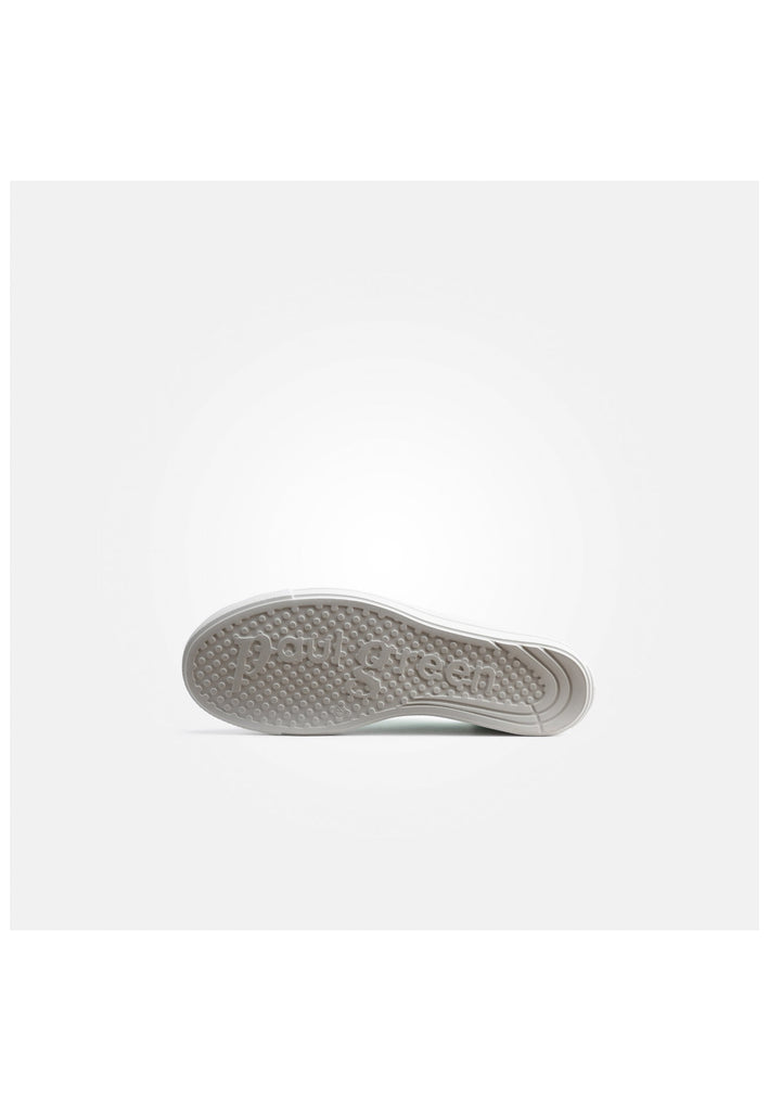 Paul Green Sneaker Glattleder Beige/Grün