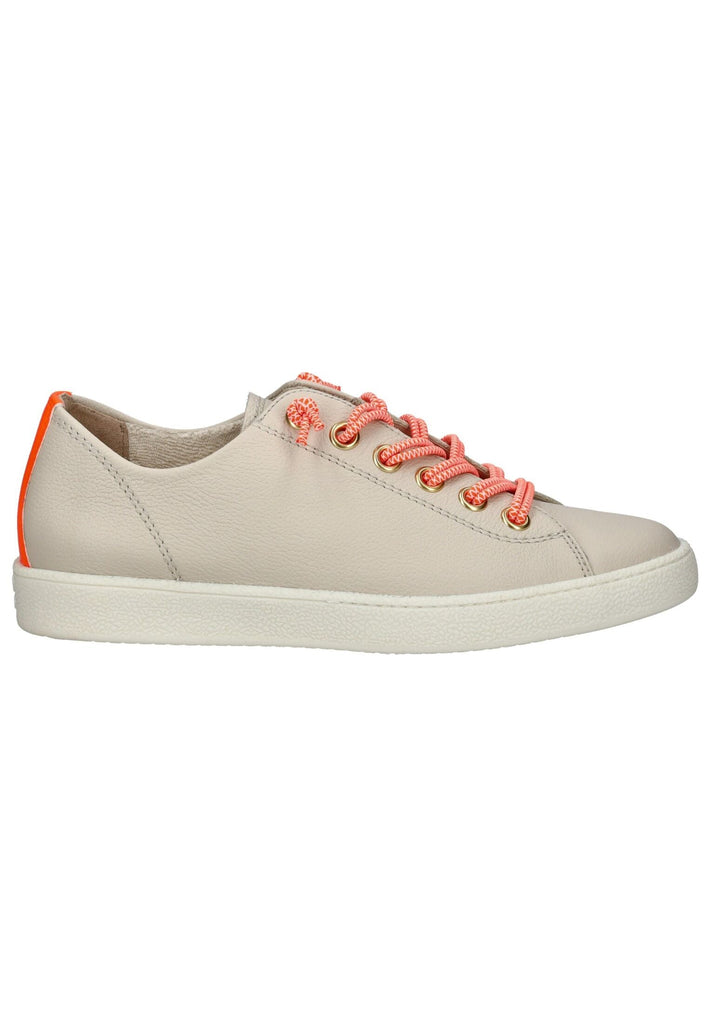 Paul Green Sneaker Glattleder Beige/Orange