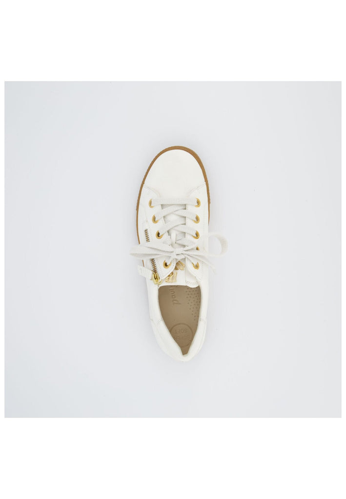Paul Green Sneaker Glattleder Cream