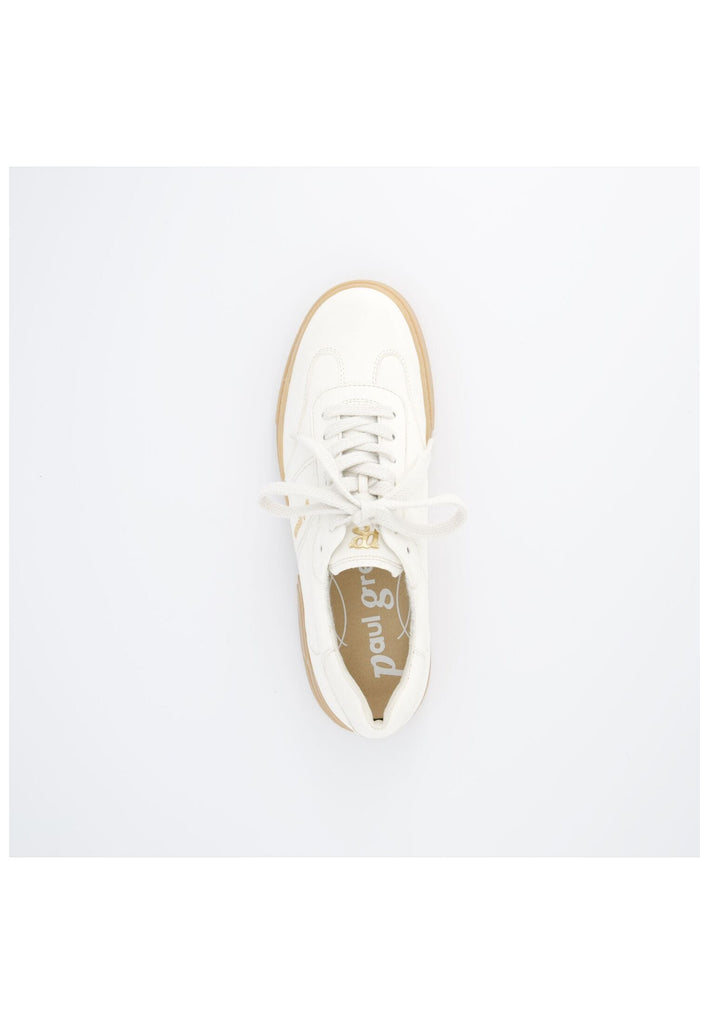 Paul Green Sneaker Glattleder Cream