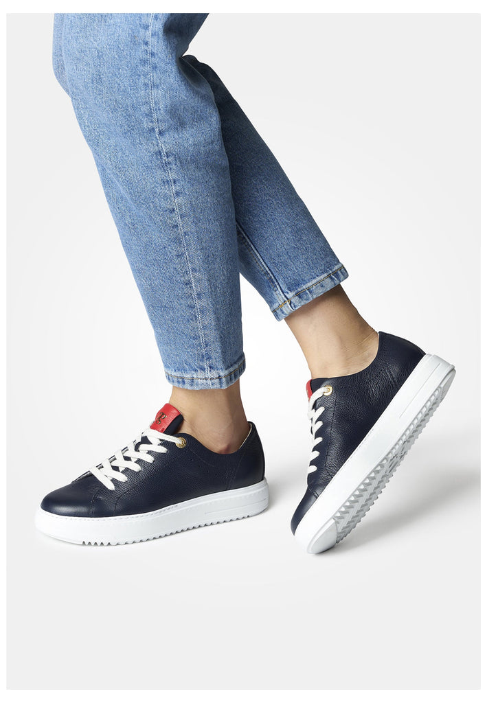 Paul Green Sneaker Glattleder Dunkelblau