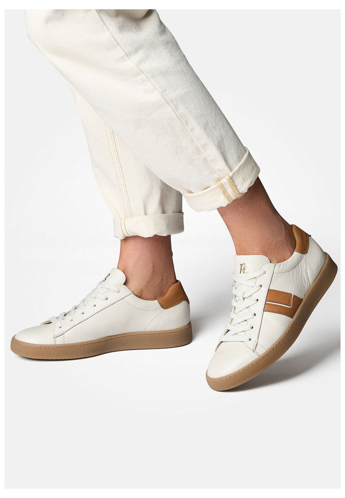 Paul Green Sneaker Glattleder Ivory