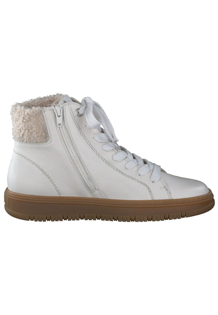 Paul Green Sneaker Glattleder Ivory Warmfutter