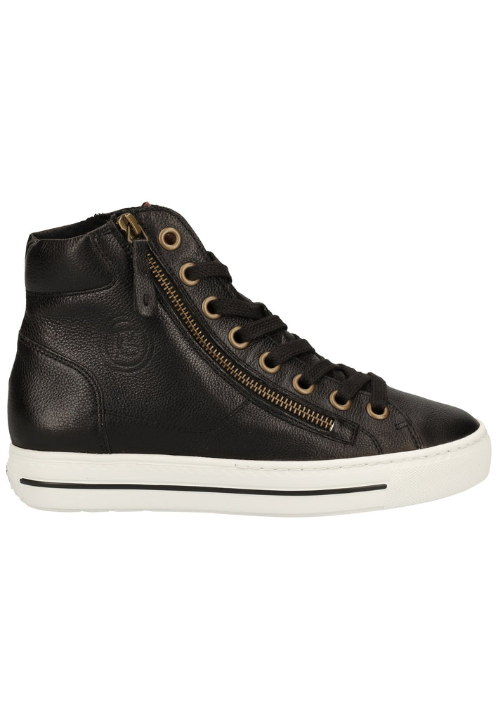 Paul Green Sneaker Glattleder Schwarz