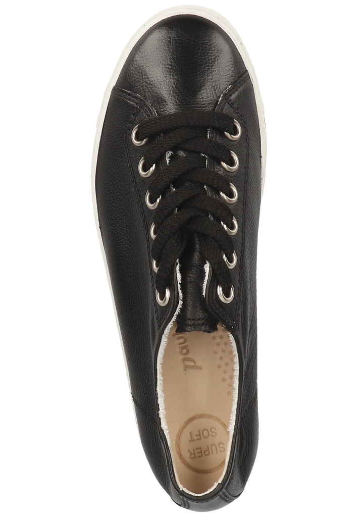 Paul Green Sneaker Glattleder Schwarz