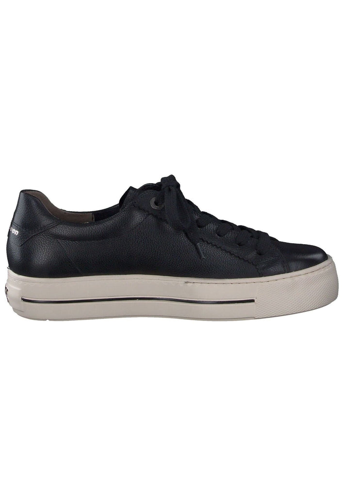 Paul Green Sneaker Glattleder Schwarz