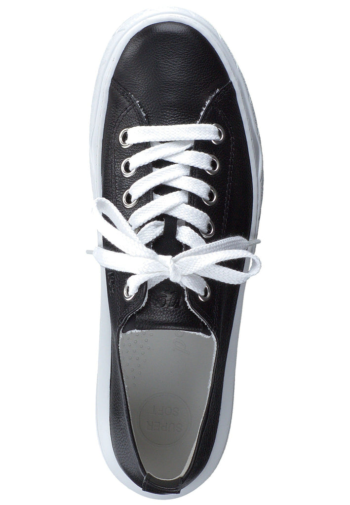 Paul Green Sneaker Glattleder Schwarz