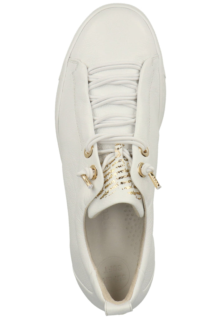 Paul Green Sneaker Glattleder Weiß/Gold