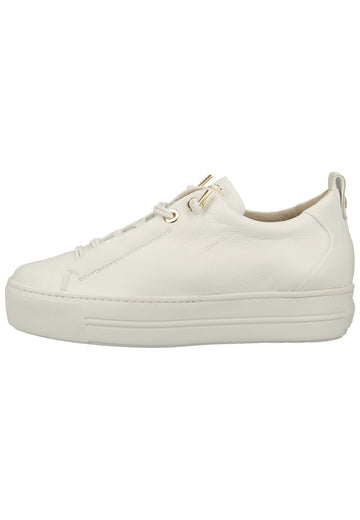 Paul Green Sneaker Glattleder Weiß/Gold