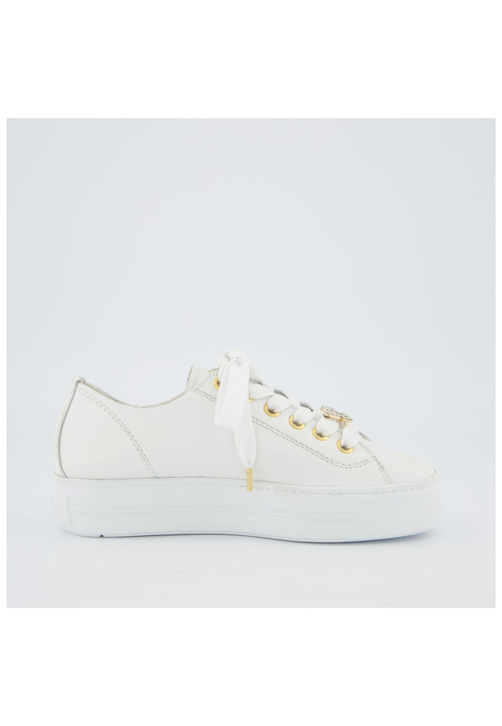 Paul Green Sneaker Glattleder Weiß Kombi