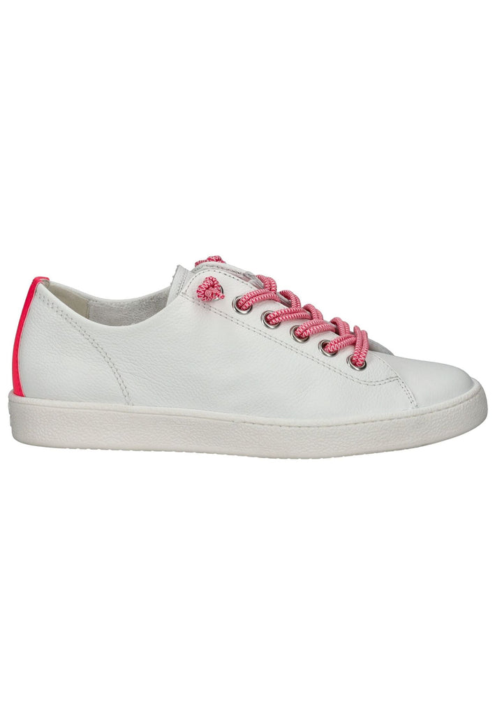 Paul Green Sneaker Glattleder Weiß/Pink