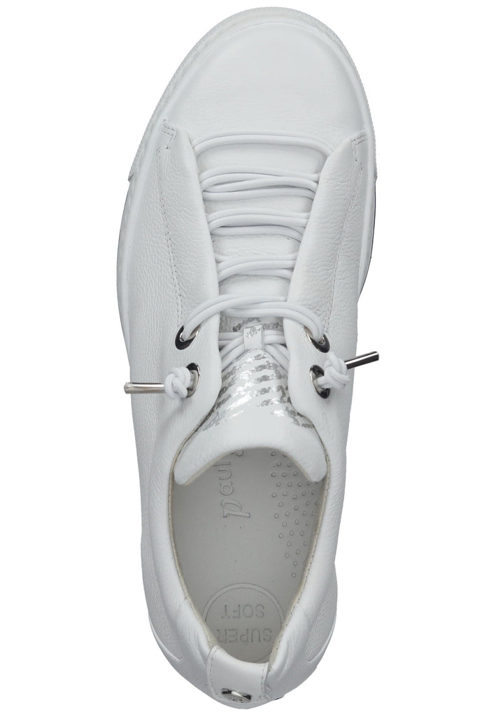 Paul Green Sneaker Glattleder Weiß/Rot