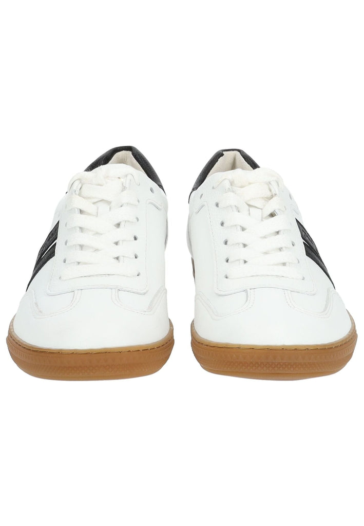 Paul Green Sneaker Glattleder Weiß/Schwarz
