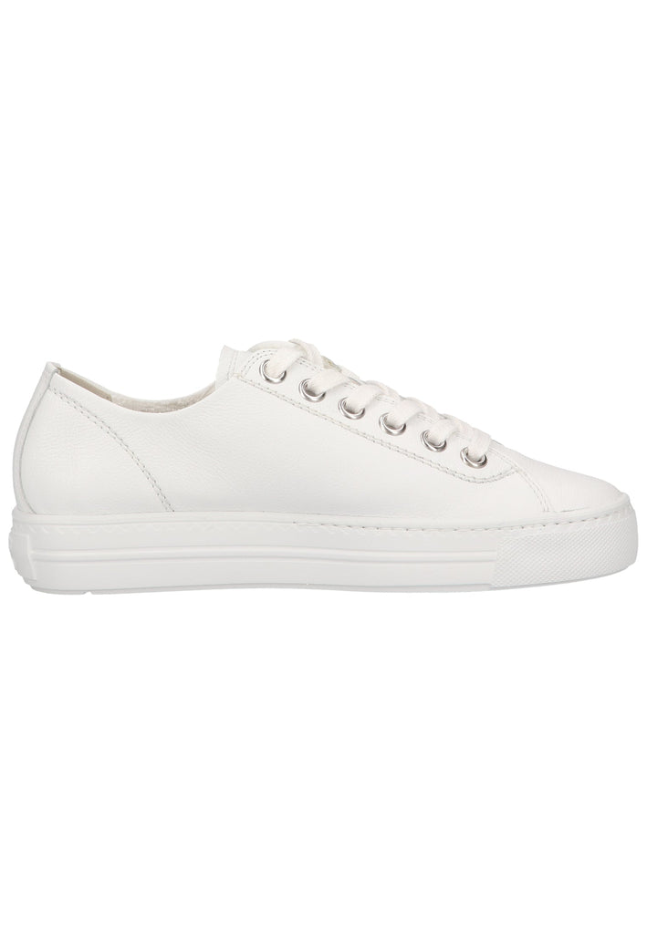 Paul Green Sneaker Glattleder Weiß/Silber