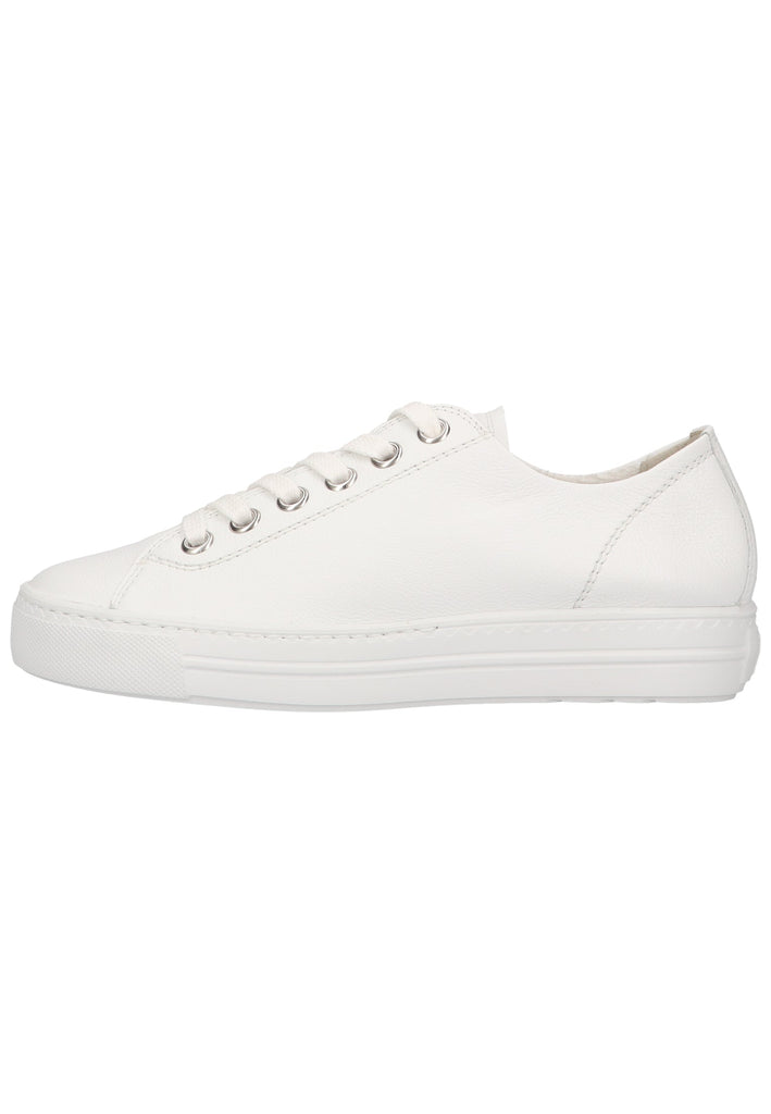 Paul Green Sneaker Glattleder Weiß/Silber