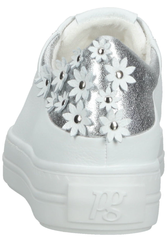 Paul Green Sneaker Glattleder Weiß/Silber