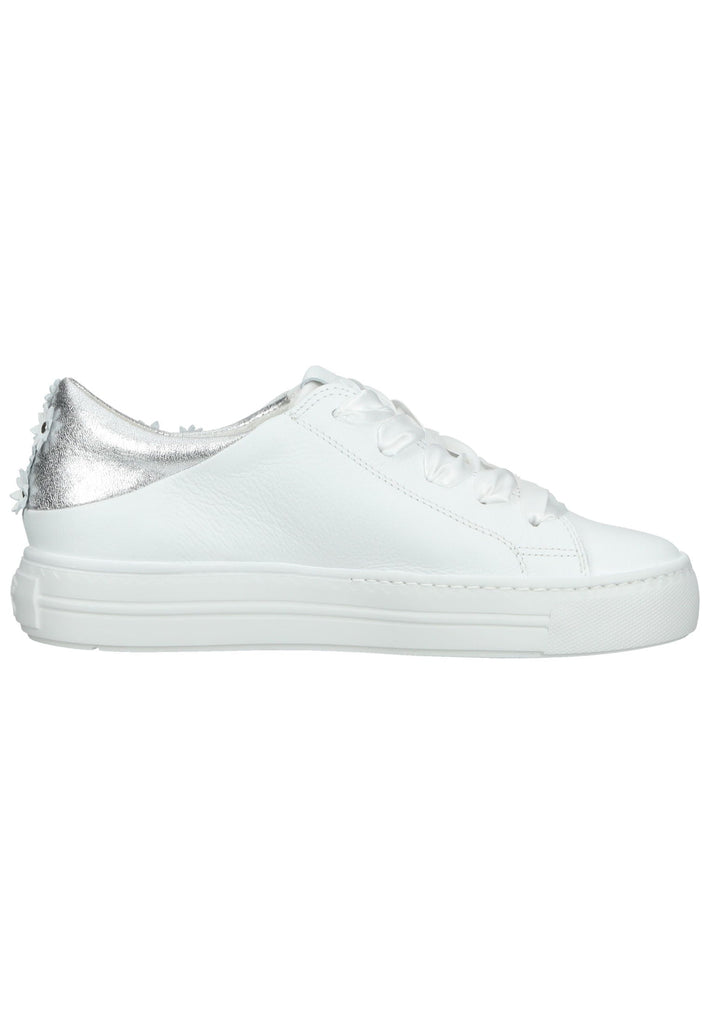Paul Green Sneaker Glattleder Weiß/Silber