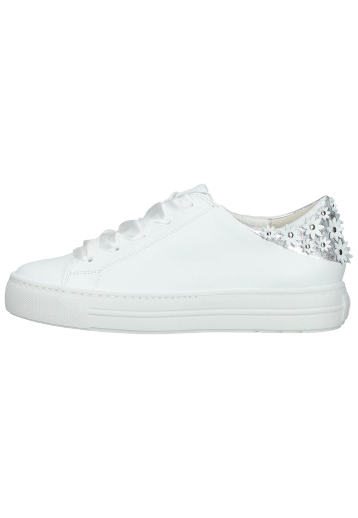 Paul Green Sneaker Glattleder Weiß/Silber