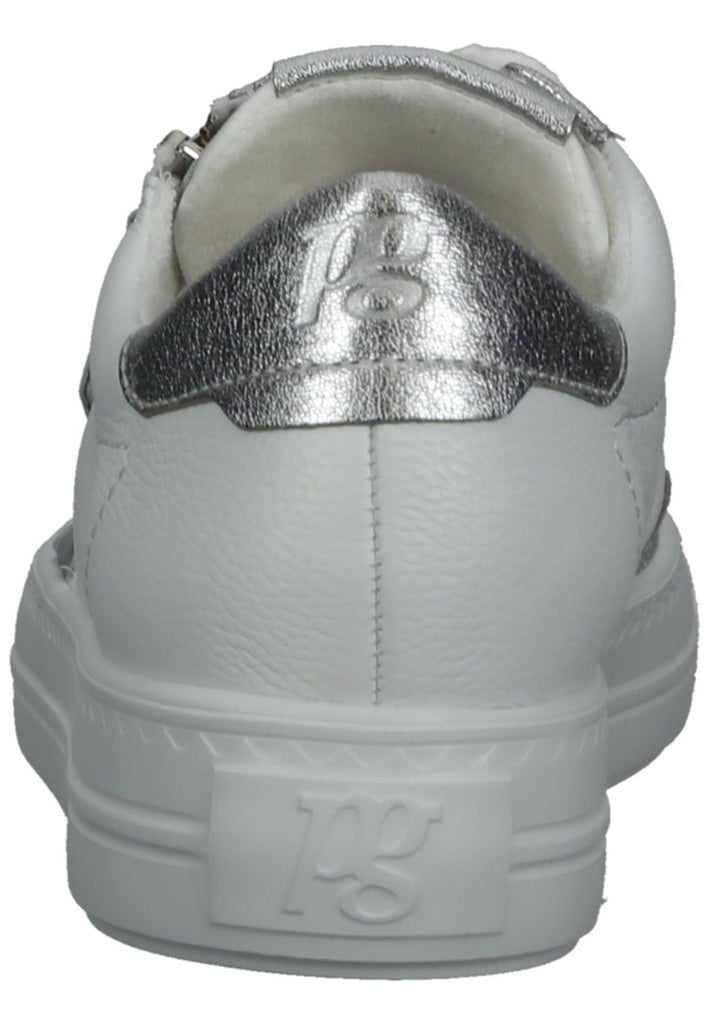 Paul Green Sneaker Glattleder Weiß/Silber