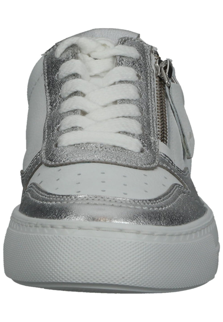 Paul Green Sneaker Glattleder Weiß/Silber