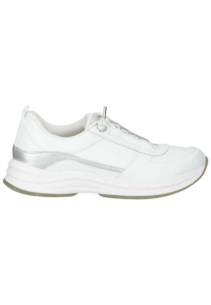 Paul Green Sneaker Glattleder Weiß/Silber