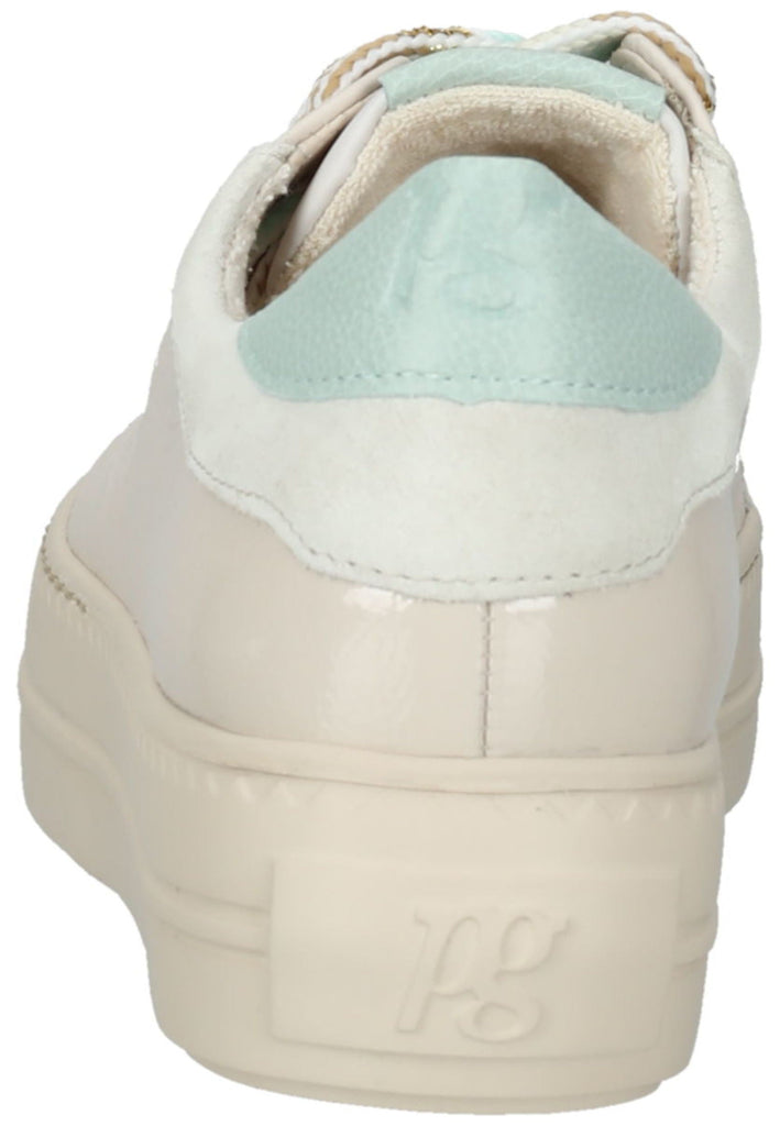Paul Green Sneaker Leder Beige/Blau