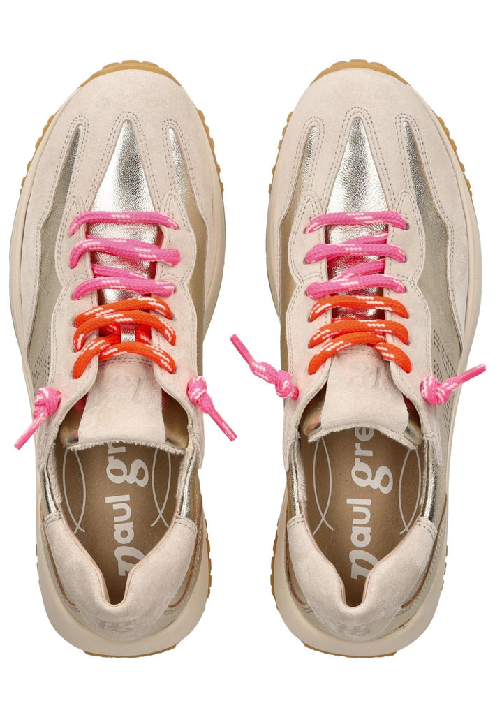 Paul Green Sneaker Leder Beige/Gold