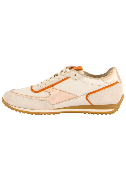 Paul Green Sneaker Leder Beige/Weiß