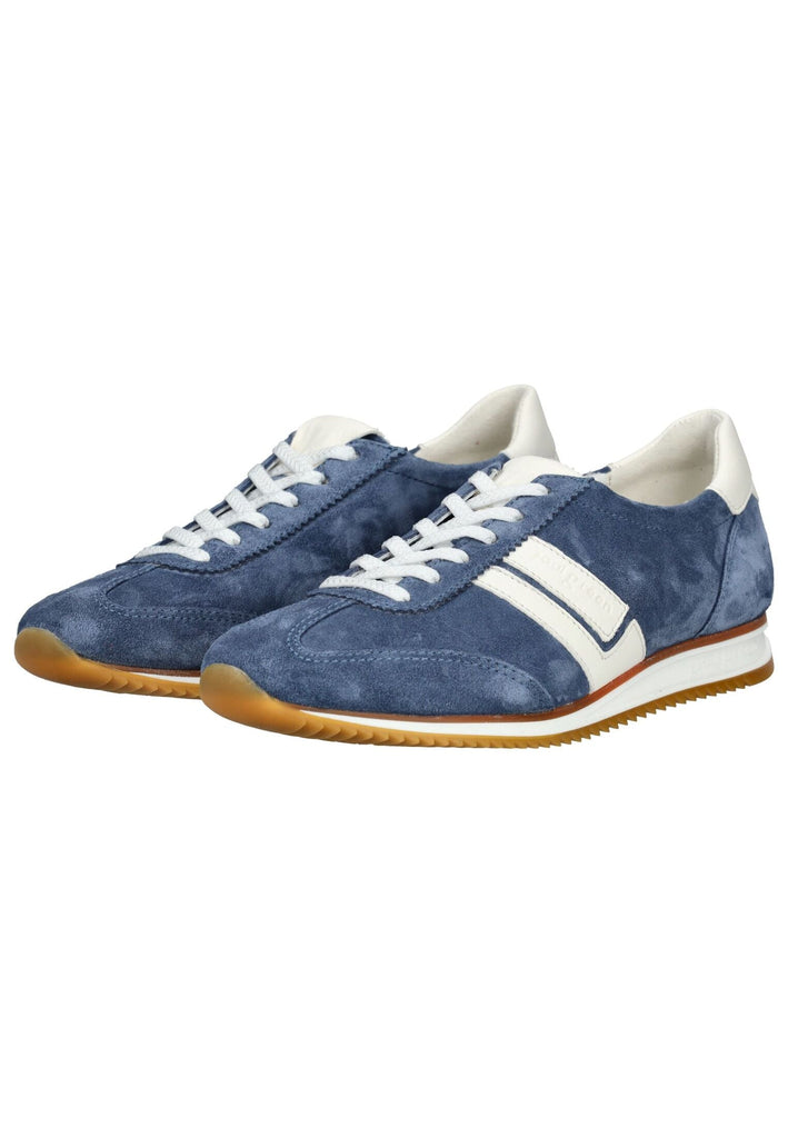 Paul Green Sneaker Leder Blau/Beige