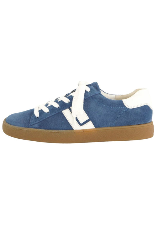 Paul Green Sneaker Leder Blau/Weiß