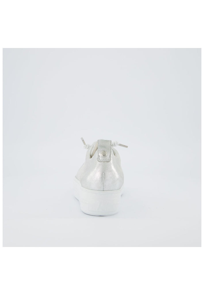 Paul Green Sneaker Leder Metallic Silver