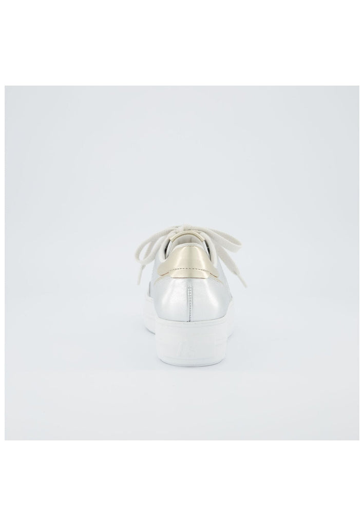 Paul Green Sneaker Leder Metallic Silver