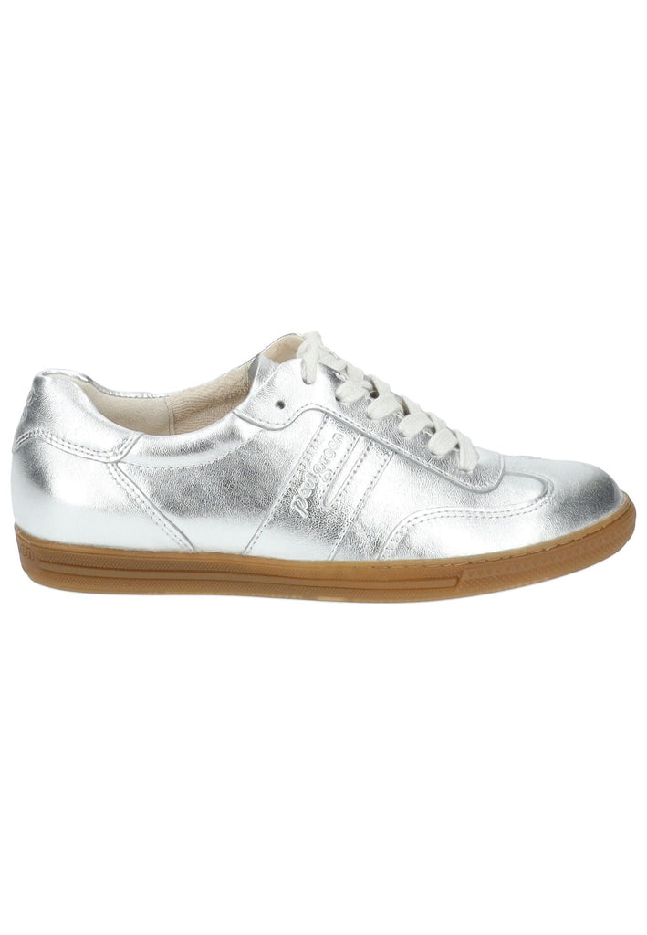 Paul Green Sneaker Leder Metallic Silver
