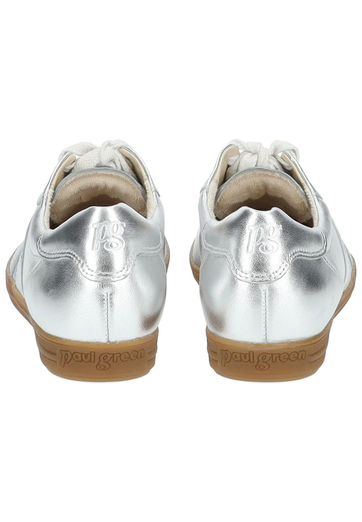 Paul Green Sneaker Leder Metallic Silver