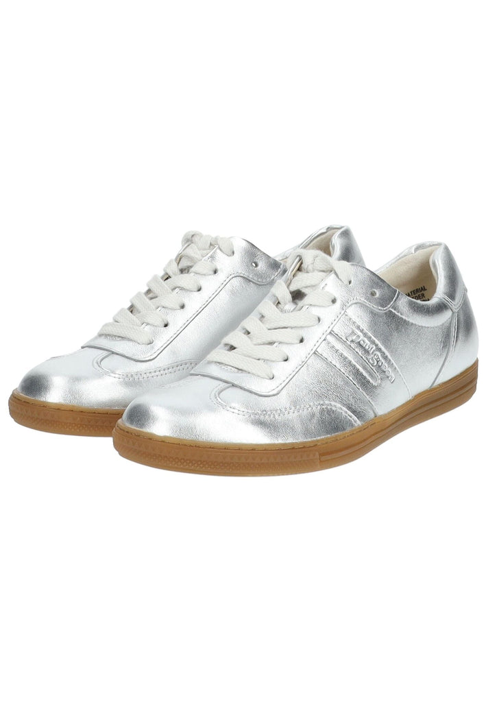 Paul Green Sneaker Leder Metallic Silver