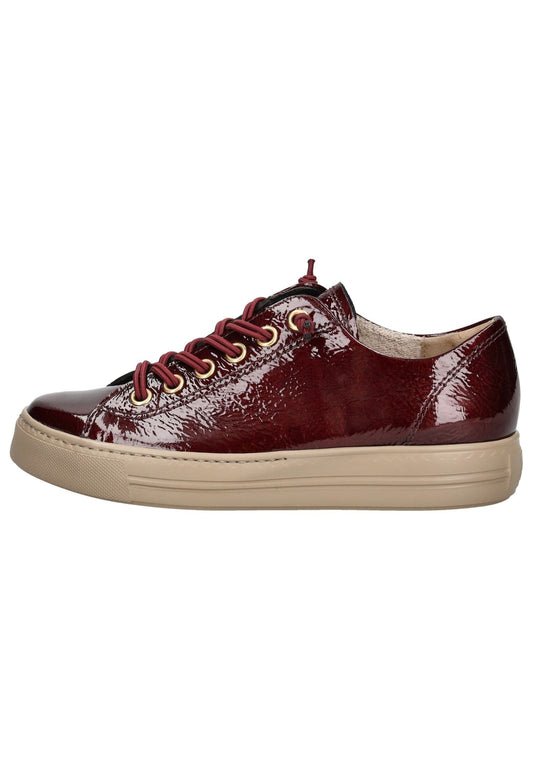 Paul Green Sneaker Leder Rot Lack