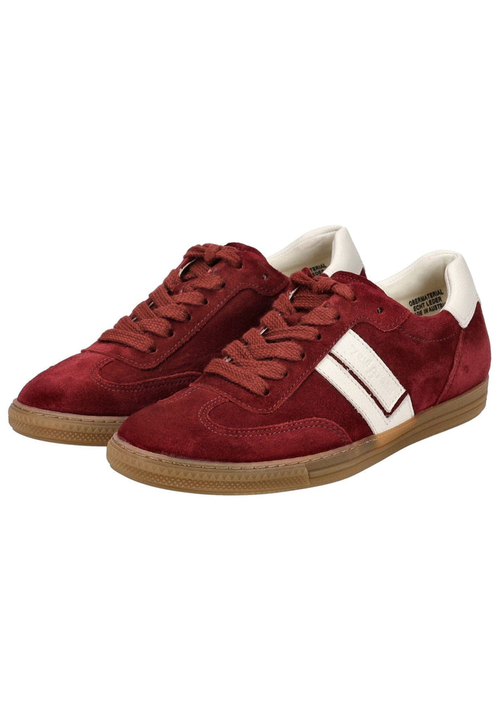 Paul Green Sneaker Leder Rot/Weiß