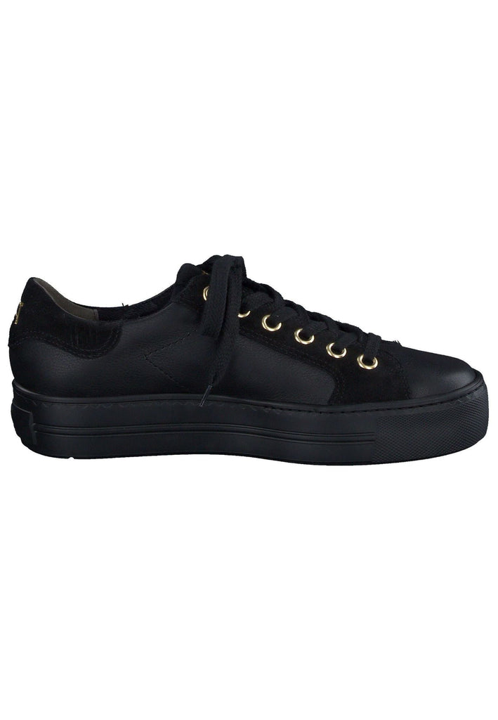 Paul Green Sneaker Leder Schwarz