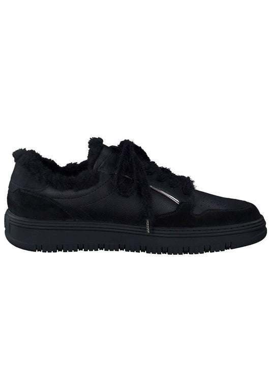 Paul Green Sneaker Leder Schwarz/Schwarz