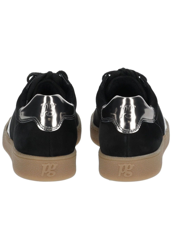 Paul Green Sneaker Leder Schwarz/Silber