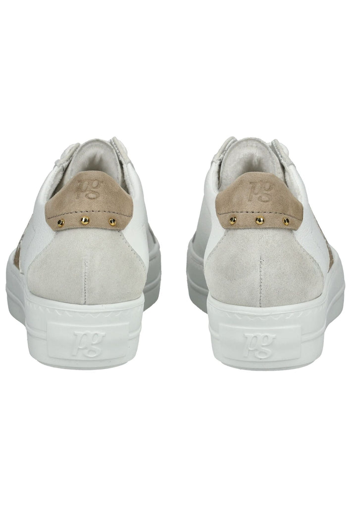 Paul Green Sneaker Leder/Textil Weiß/Beige