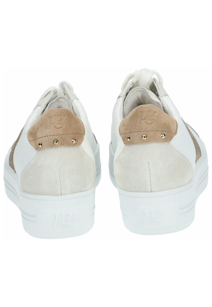 Paul Green Sneaker Leder/Textil Weiß/Braun