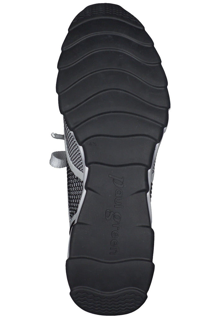 Paul Green Sneaker Leder/Textil Weiß/Schwarz