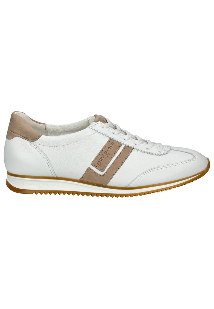 Paul Green Sneaker Leder Weiß/Beige