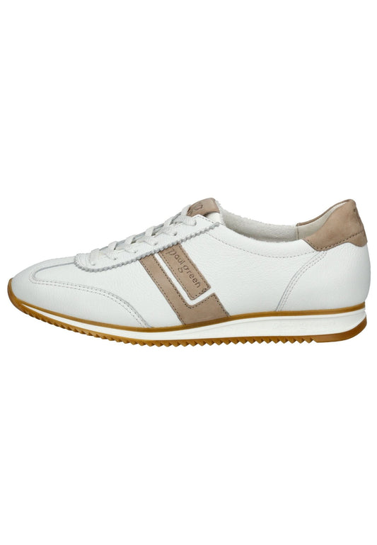 Paul Green Sneaker Leder Weiß/Beige
