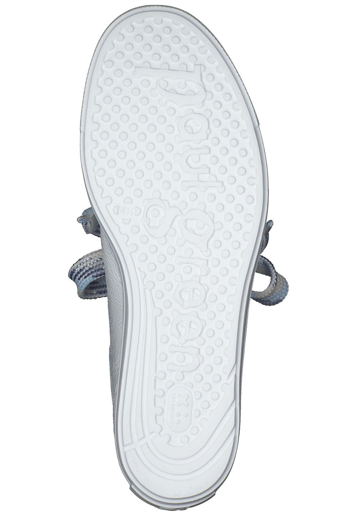 Paul Green Sneaker Leder Weiß/Blau