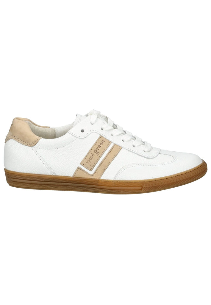 Paul Green Sneaker Leder Weiß/Braun