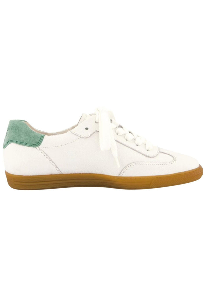 Paul Green Sneaker Leder Weiß/Grün